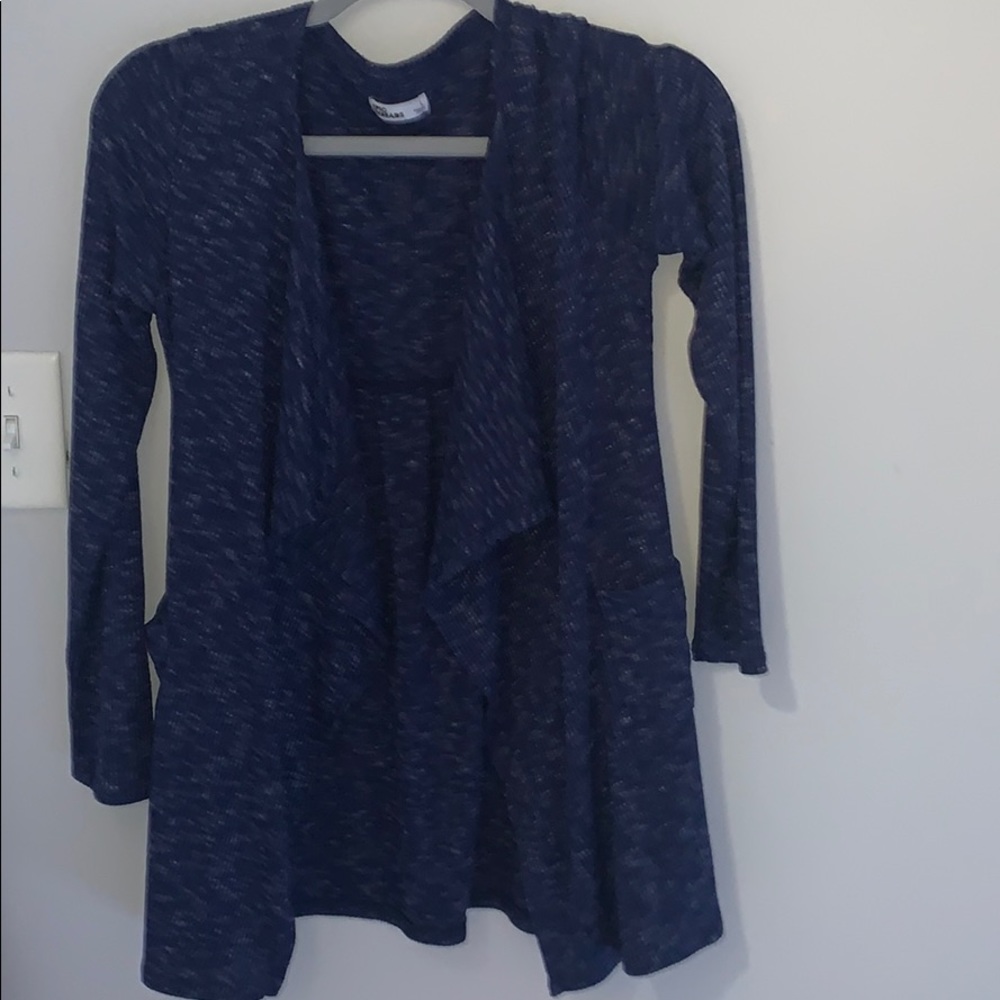 Blue cardigan